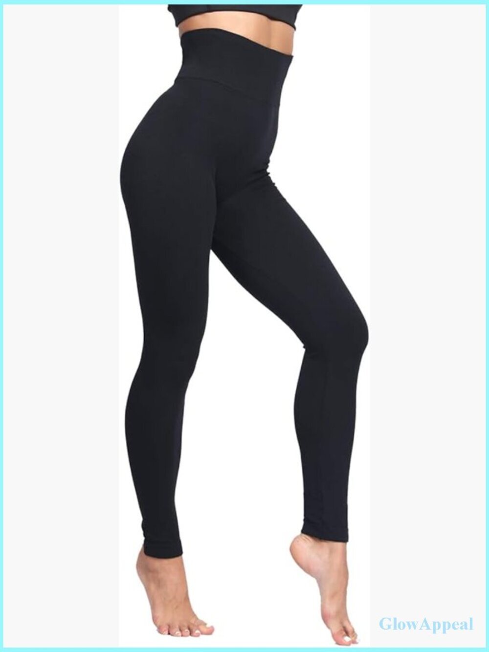 Fleece Lined High Waisted Leggings Tummy Control Warm Winter Pants